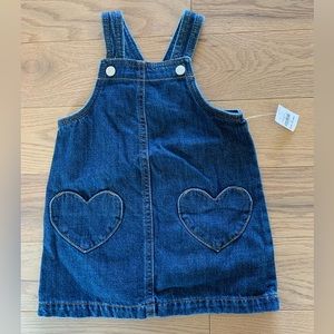NWT Old Navy denim jumper 2T